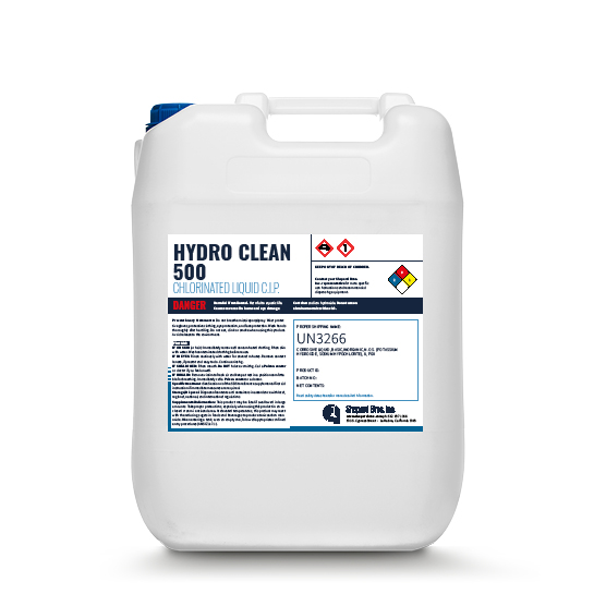 Hydro clean 500 is a liquid, alkaline C.I.P. detergent formulated for circulation, soak, and spray cleaning of dairy and food processing equipment.